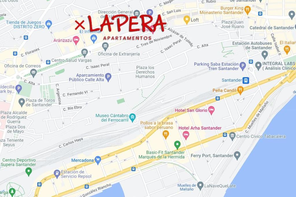 Alojamientos Turisticos Con Terraza En Santander Lapera Dış mekan fotoğraf
